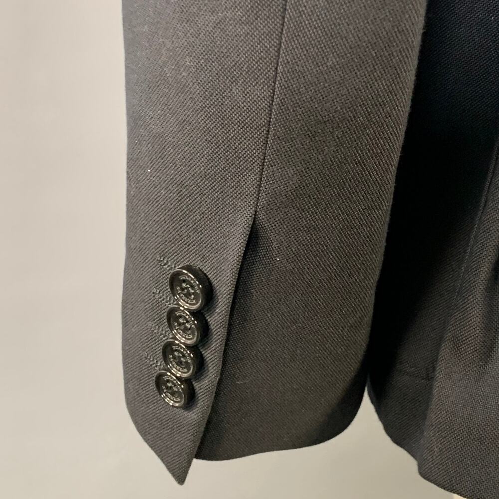 BURBERRY LONDON Size 42 Navy Cotton Blend Notch Lapel Sport Coat - Picture 5 of 13